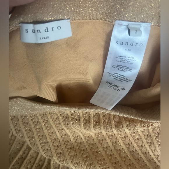 SANDRO knit midi skirt - Picture 7 of 10